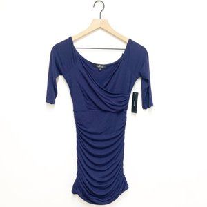 Lulus Scrunched Mini Bodycon Dress